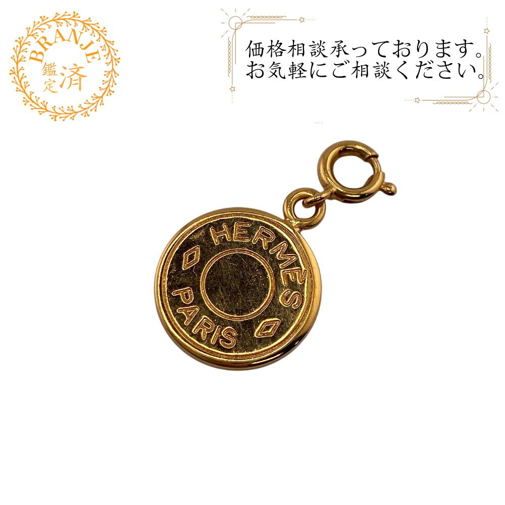 エルメス HERMES ネックレス セリエ チャーム ゴールド