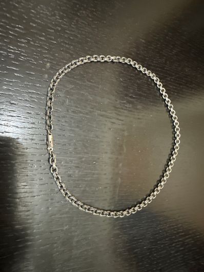 Chrome Hearts Paper Chain Necklace 45cm (18inch) "Silver"