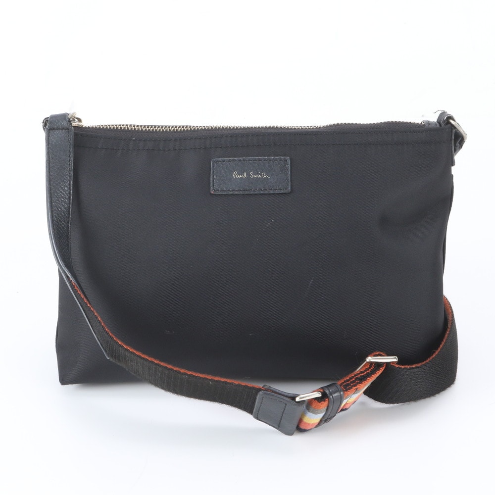 ■美品 ポールスミス ショルダーバッグ レザー×ナイロン