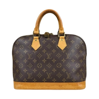 ルイヴィトン アルマ モノグラム ハンドバッグ モノグラムキャンバス M51130 ブラウン レディース LOUIS VUITTON 中古