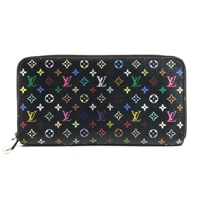 ルイヴィトン LOUIS VUITTON ジッピーウォレット M60243 モノグラムマルチカラー ロングウォレット ラウンドファスナー 財布 長財布 モノグラムマルチカラーキャンバス ノワール ブラック