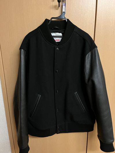 Supreme Motion Logo Varsity Jacket "Black"