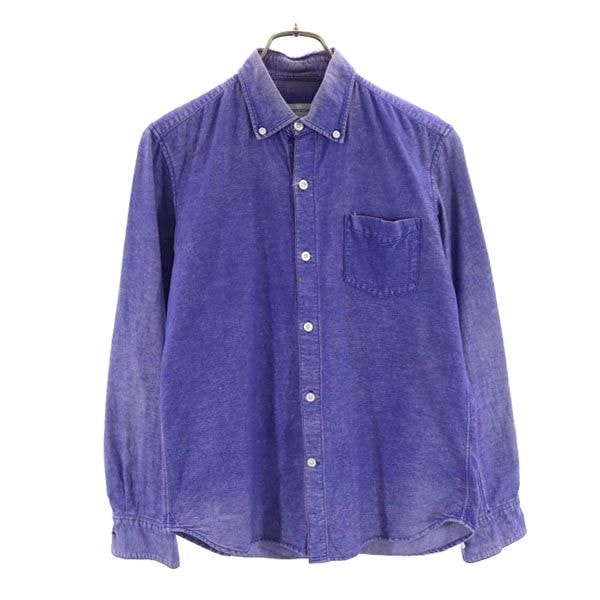 nonnative ノンネイティブ 日本製 長袖 ボタンダウンシャツ ブルー