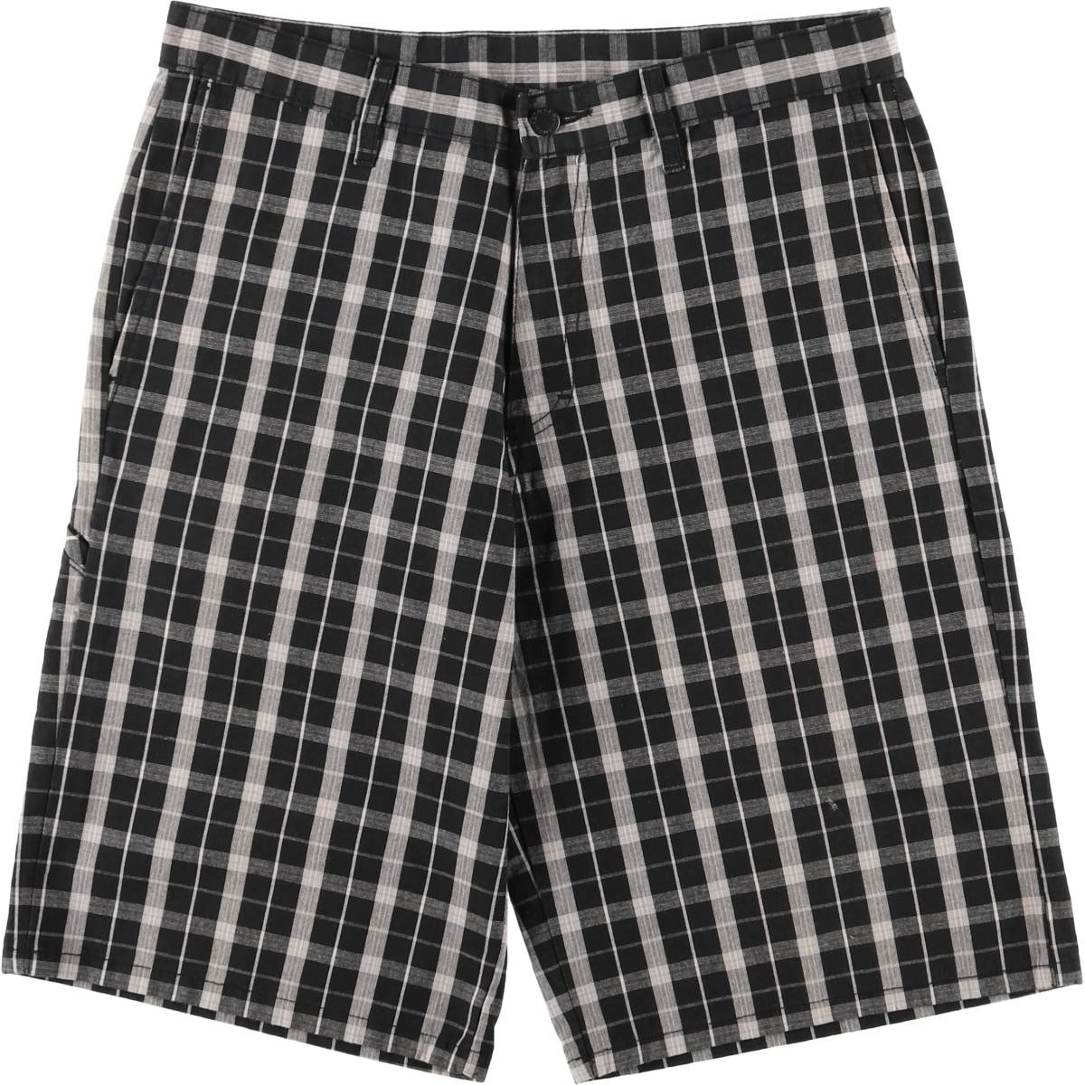 古着 ディッキーズ Dickies チェック柄 ワークショーツ ハーフパンツ メンズw34相当/eaa616997