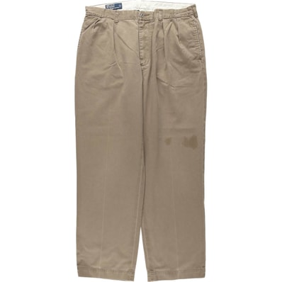 古着 ラルフローレン Ralph Lauren POLO by Ralph Lauren ANDREW PANT ツータック チノパンツ メンズw36相当/eaa650934