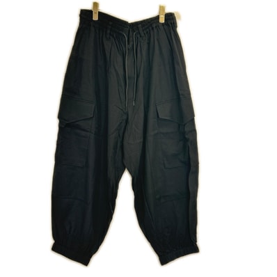 ワイスリー JN4872 ブラック RAYON TWILL CARGO PANTS レーヨンツイル カーゴパンツ L
