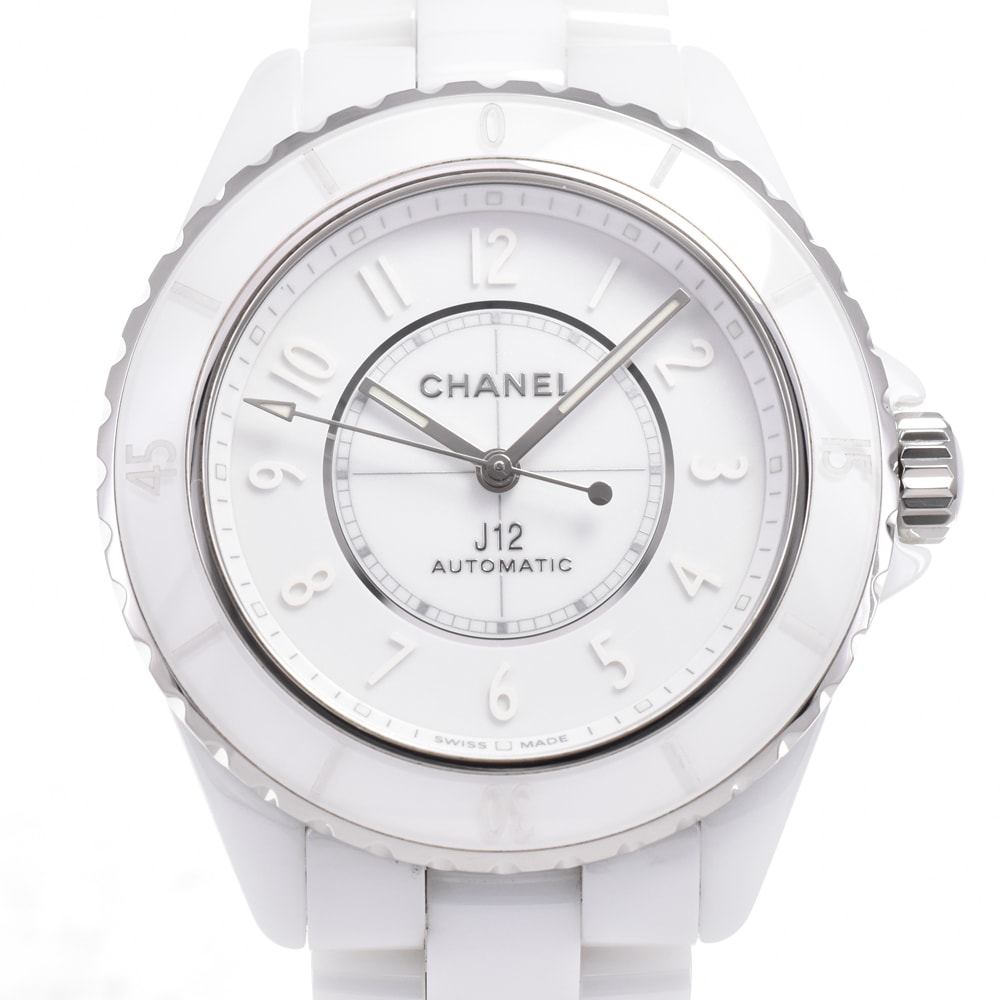 シャネル CHANEL H6186 J12 ファントム 自動巻き メンズ 良品 箱・保証書付き J#145033
