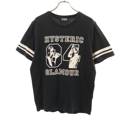 HYSTERIC GLAMOUR ヒステリックグラマー 日本製 半袖 Tシャツ M ブラック