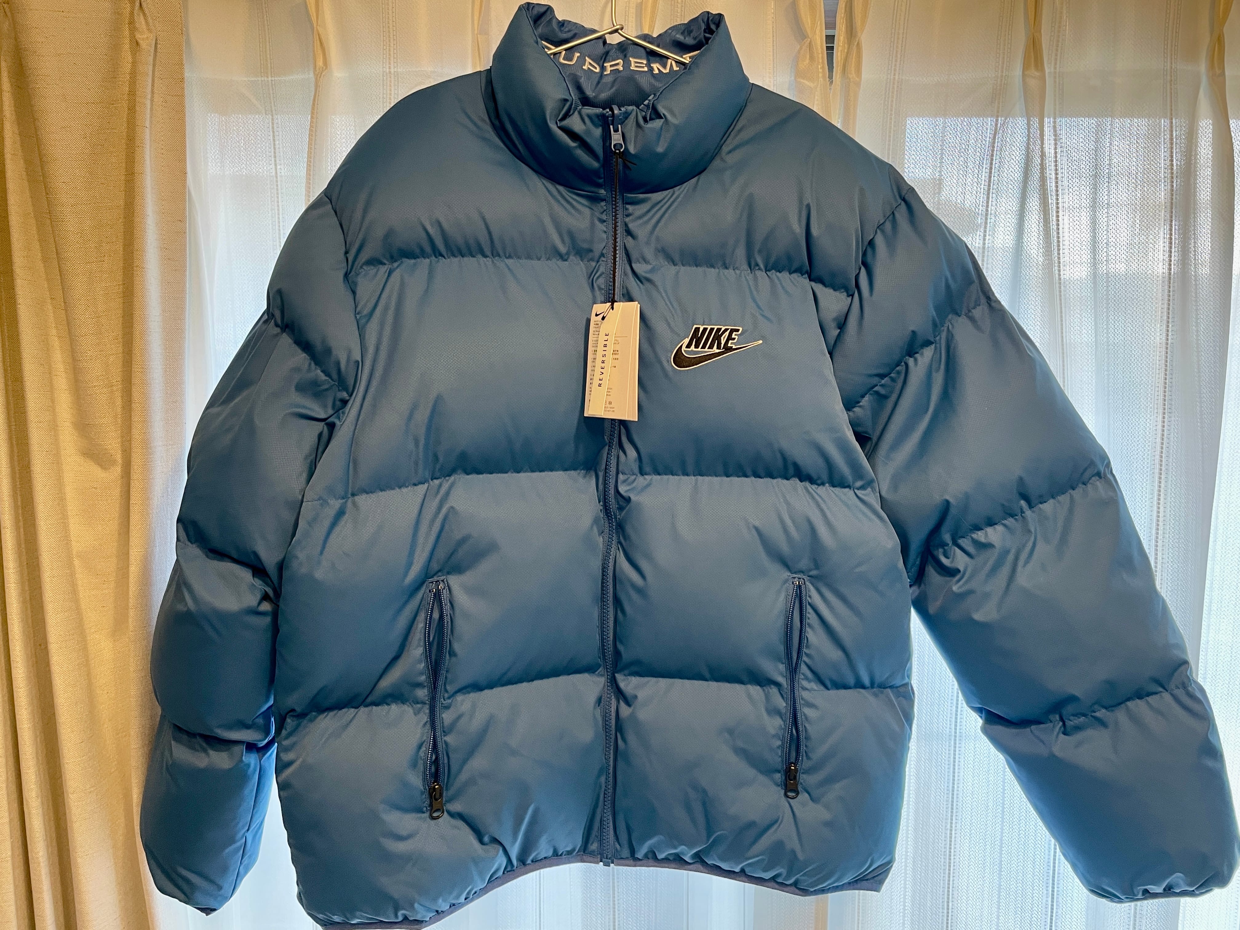 Supreme / Nike® Reversible Puffy Jacket "Blue"