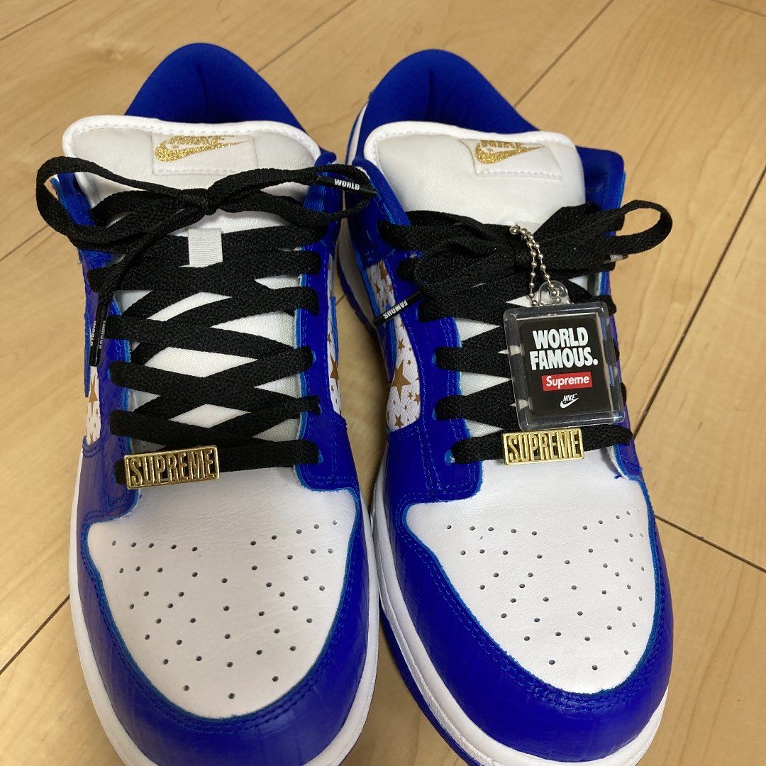 supreme×nike sb dunk hyper blue