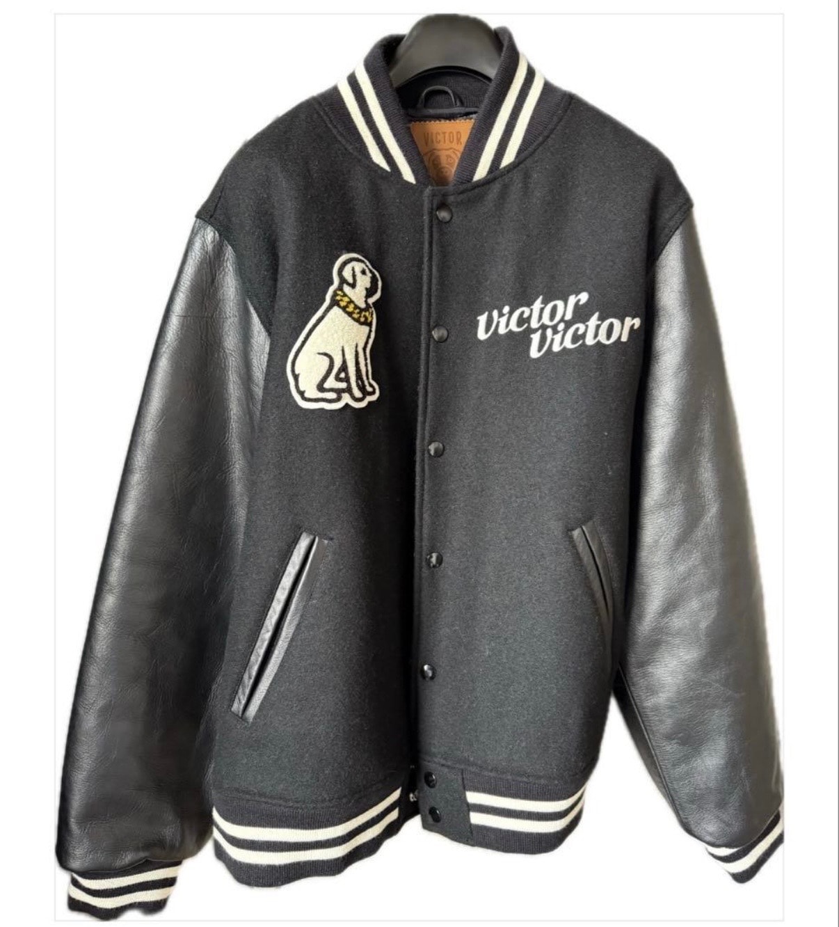Victor Victor Worldwide Varsity Jacket "Black"