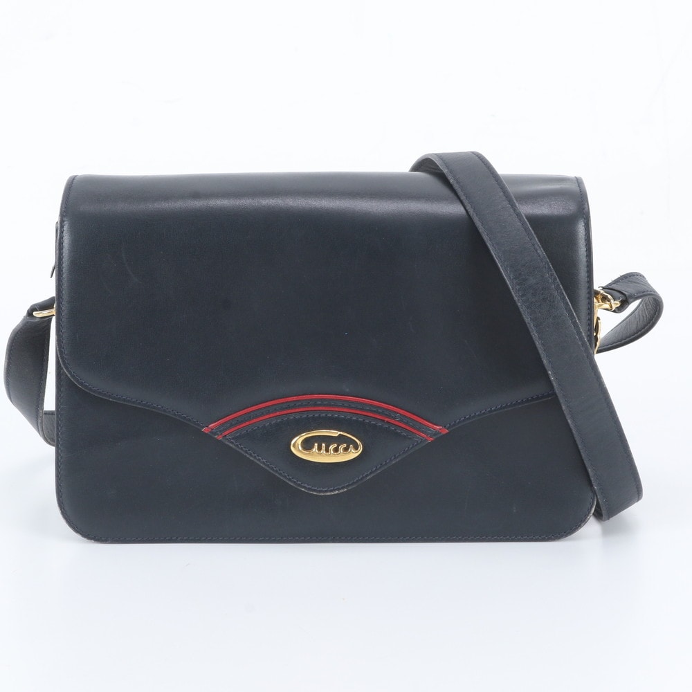 ■美品 グッチ ショルダーバッグ レザー