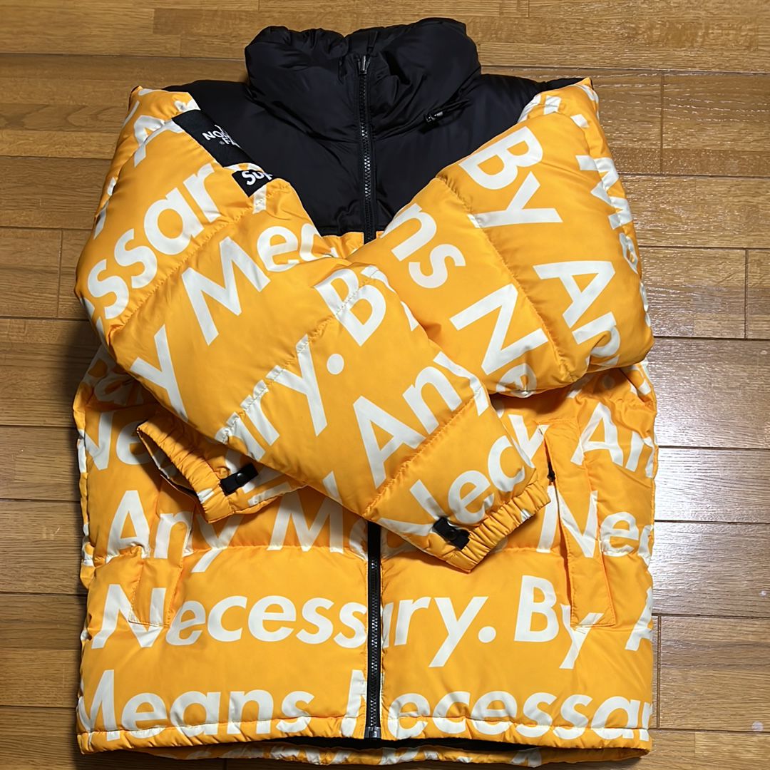 Supreme x The North Face By Any Means Nuptse Jacket "Yellow"