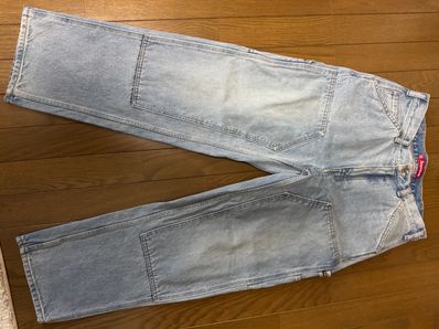Supreme Double Knee Painter Pant "Washed Blue" (23SS)