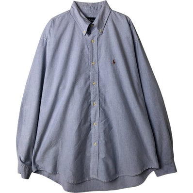 古着 ラルフローレン Ralph Lauren YARMOUTH 長袖 ボタンダウンシャツ メンズXL相当/eaa582645