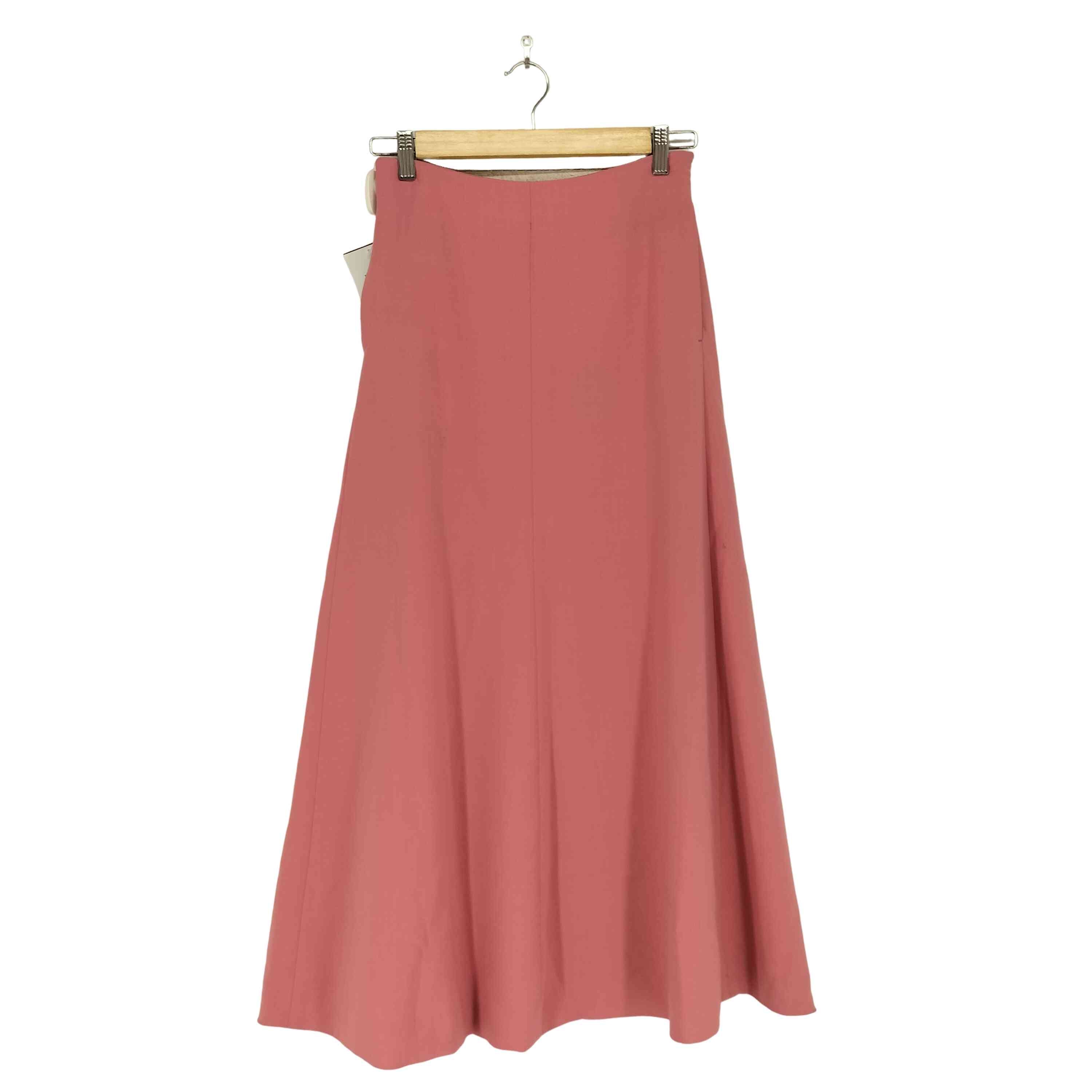 ダブルクロス ウール フレア スカート【1140142982396】