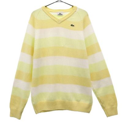 LACOSTE ラコステ 長袖 Vネック セーター