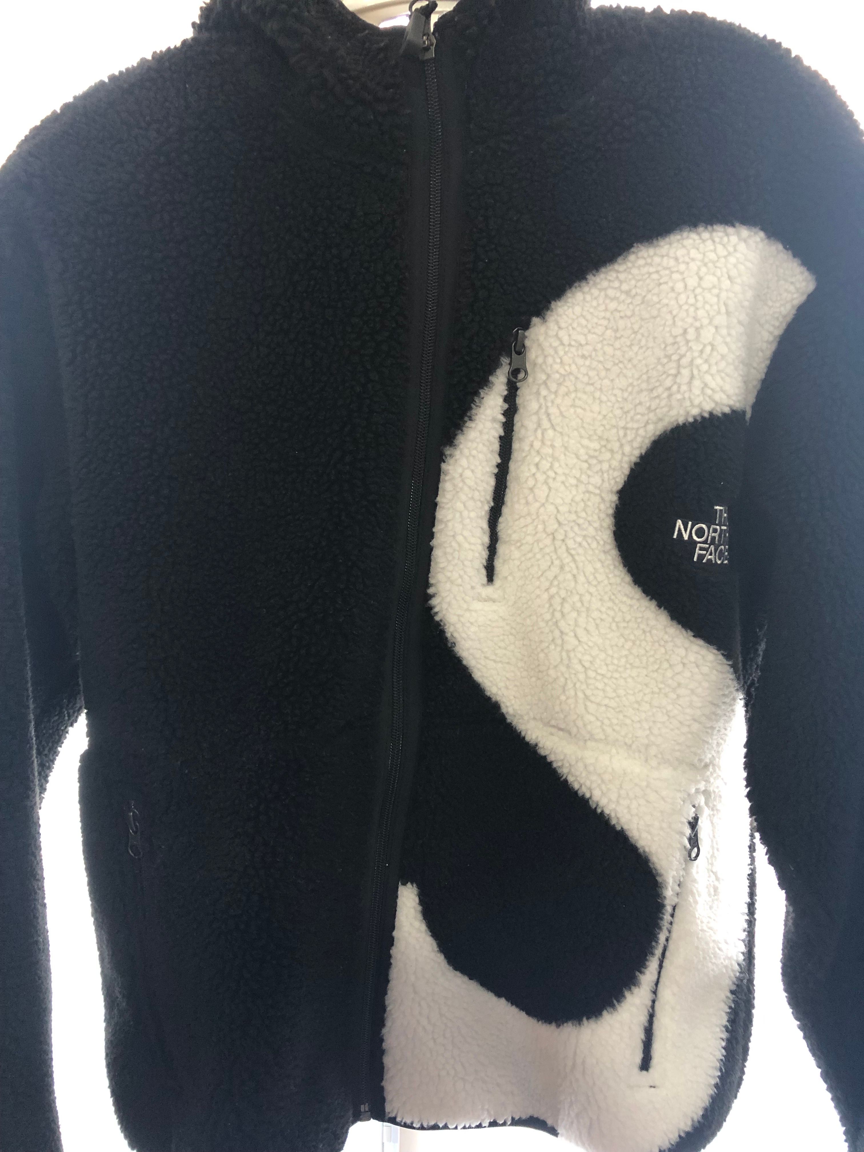 Supreme x The North Face S Logo Hooded Fleece Jacket "Black"