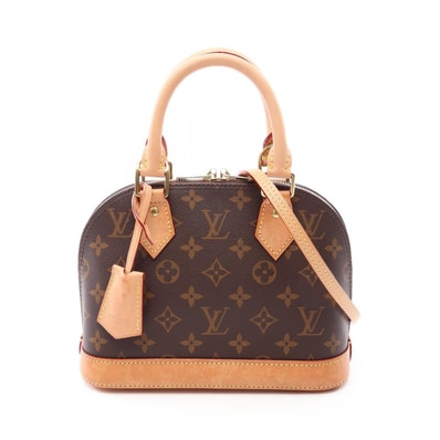 ルイ・ヴィトン LOUIS VUITTON アルマBB モノグラム 2WAY ハンドバッグ バッグ PVCコーティングキャンバス レザー モノグラム レディース ブラウン系 M53152 【中古】