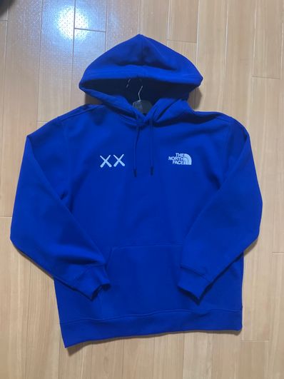 The North Face Kaws Hoodie "Blue White"