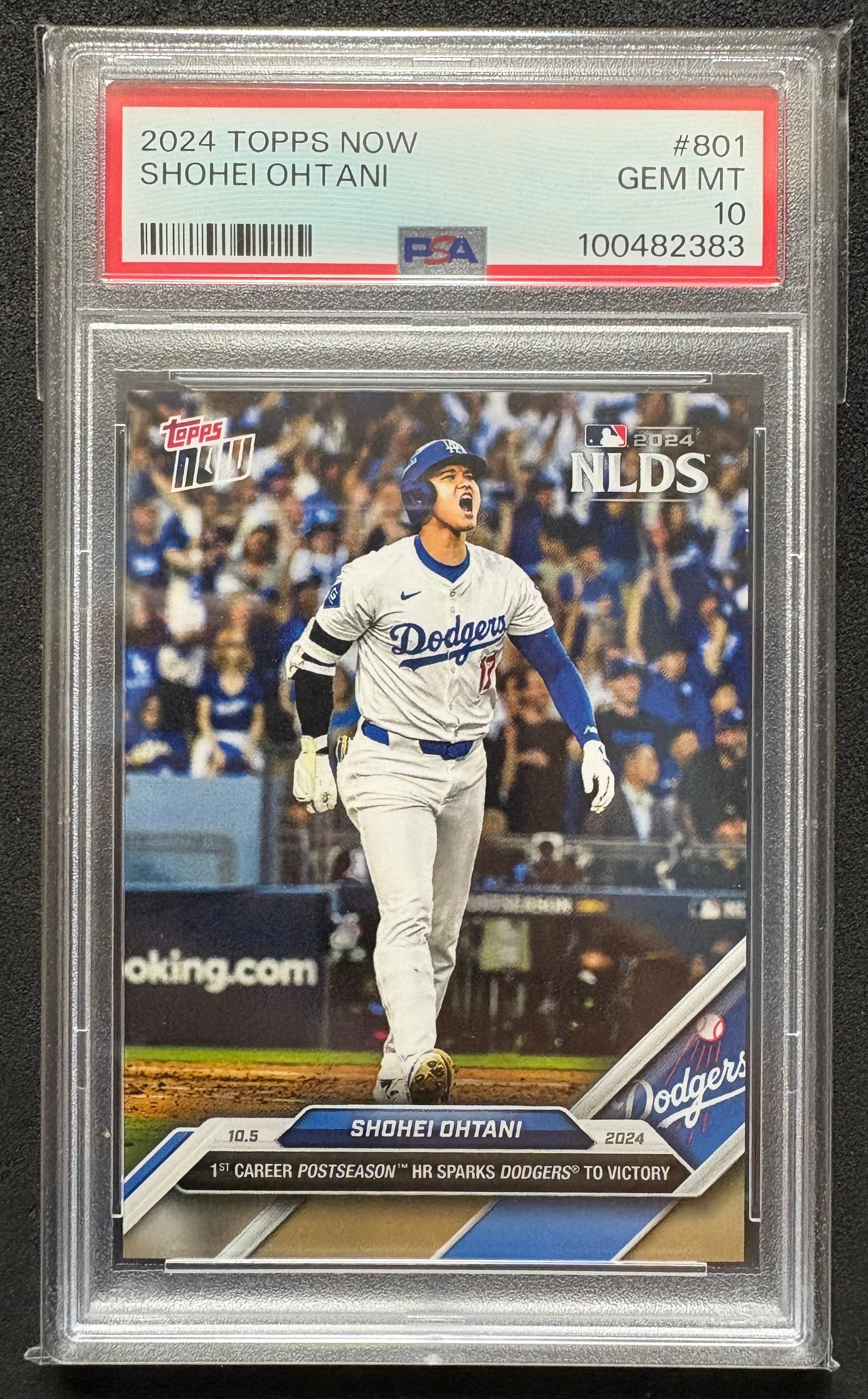 大谷翔平 [801](2024 MLB トップスナウカード「1/1 デュアルベースレリック」)