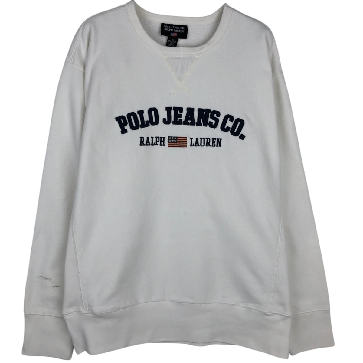 古着 ラルフローレン Ralph Lauren POLO JEANS COMPANY ロゴスウェットシャツ トレーナー メンズXL相当/eaa624686