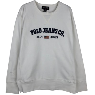 古着 ラルフローレン Ralph Lauren POLO JEANS COMPANY ロゴスウェットシャツ トレーナー メンズXL相当/eaa624686