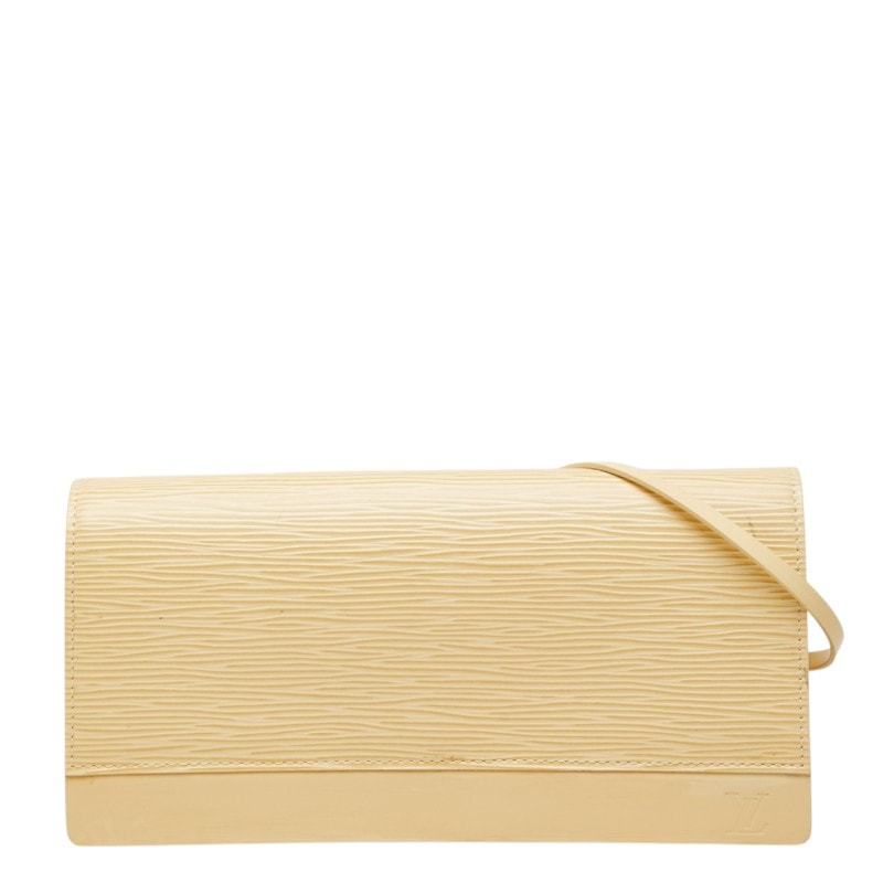ルイ ヴィトン エピ オンフルール ショルダーバッグ M5273A ヴァニラ ベージュ レザー レディース LOUIS VUITTON 中古