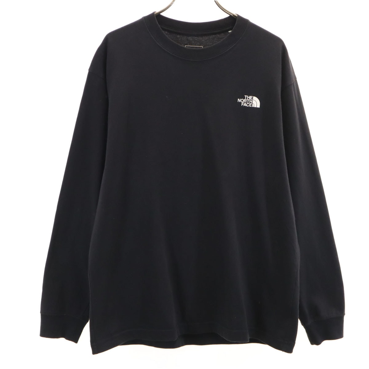 THE NORTH FACE ノースフェイス バックスクエアロゴ 長袖 Tシャツ M ブラック NT82131 アウトドア ロンT