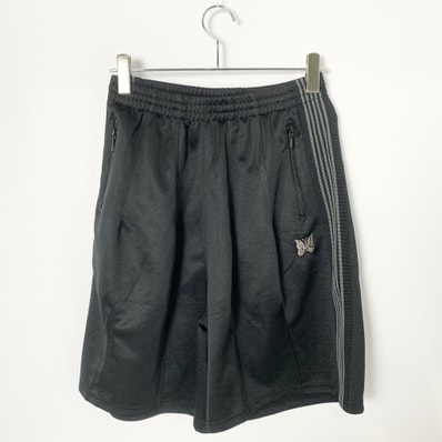 NEEDLES x LOFTMAN 50th H.D. Track Short Poly Smooth "Black"