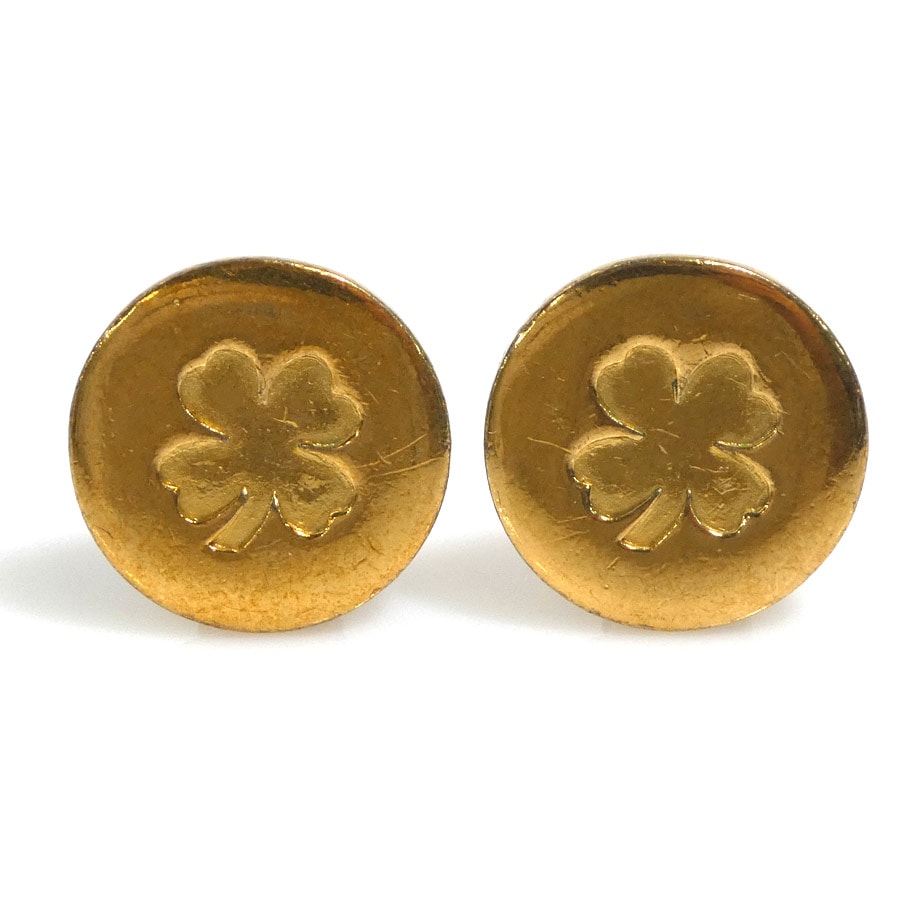 シャネル CHANEL イヤリング クローバー メタル ゴールド レディース【中古】 e61710i