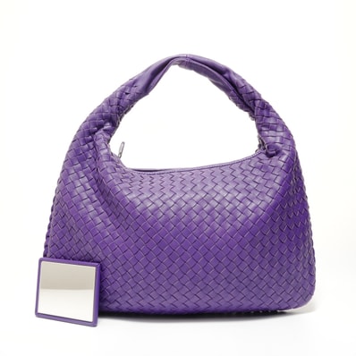 ボッテガヴェネタ BOTTEGAVENETA イントレチャート ホーボー ハンドバッグ【中古】