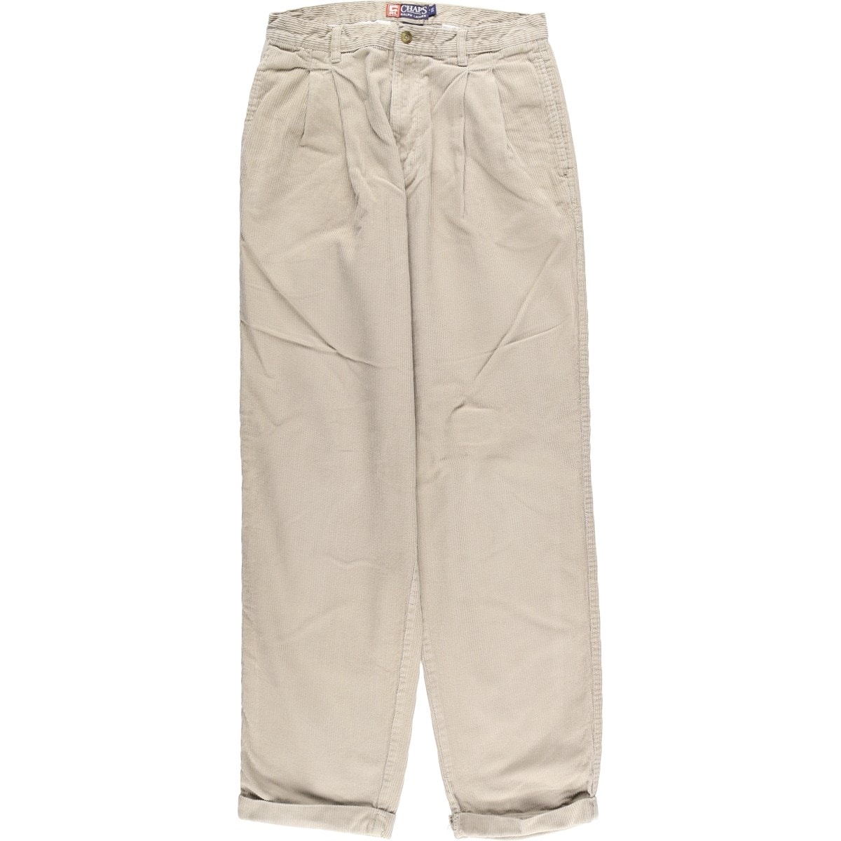 古着 ラルフローレン Ralph Lauren CHAPS チャップス ツータック コーデュロイパンツ メンズw30相当/eaa459776