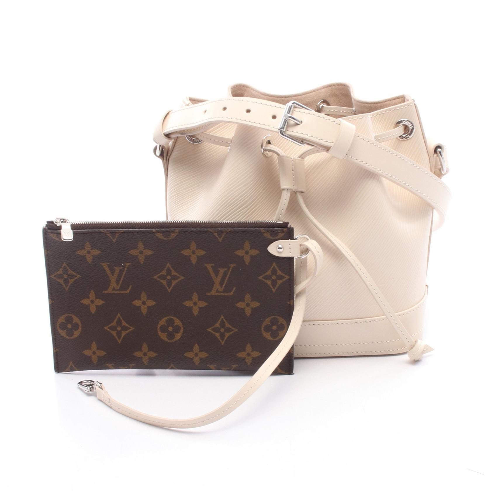 ルイ・ヴィトン LOUIS VUITTON ノエBB ショルダーバッグ バッグ レザー エピ クオーツ レディース ホワイト系 M12848 【中古】
