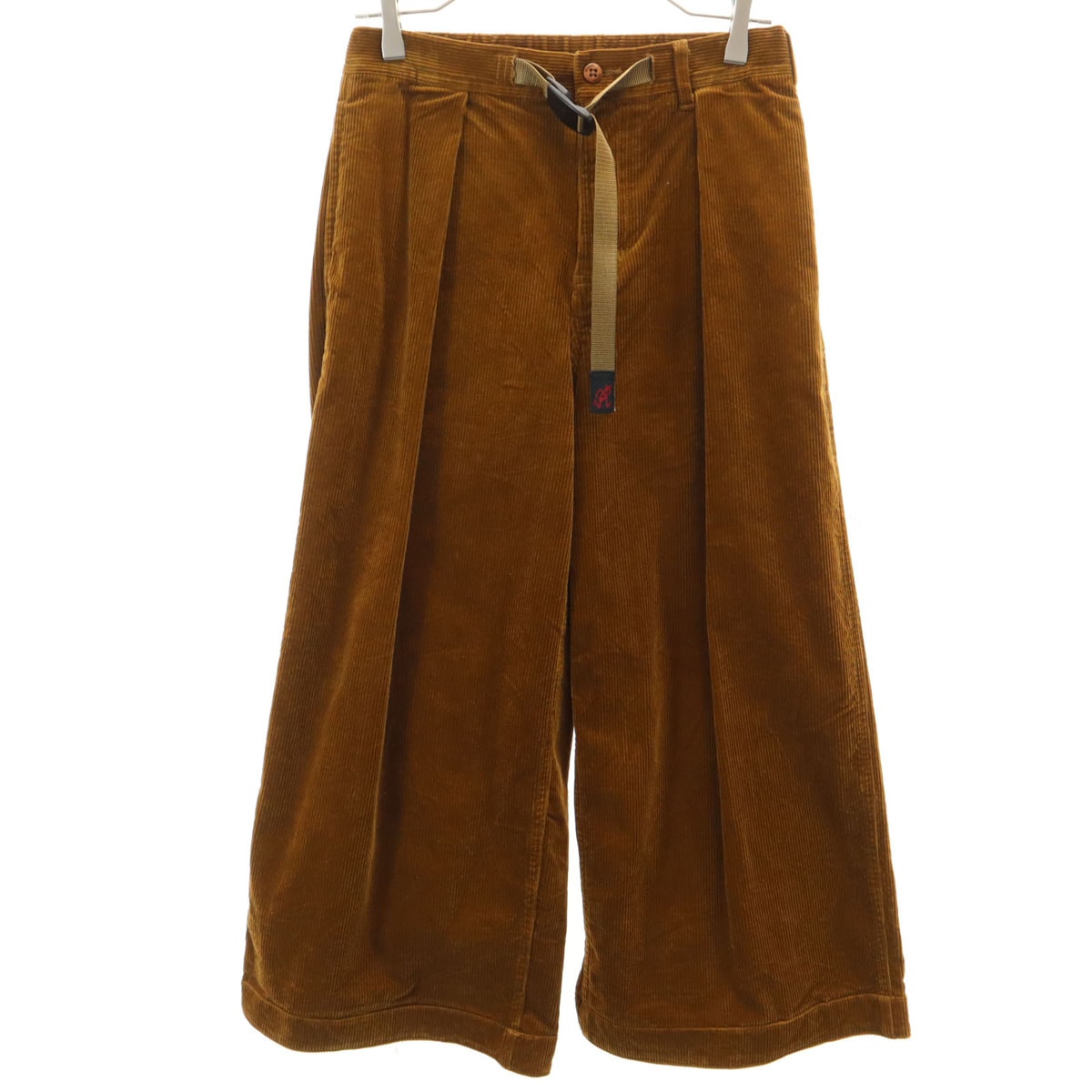 Gramicci グラミチ クロップド コーデュロイ バギーパンツ M キャメル系 アウトドア