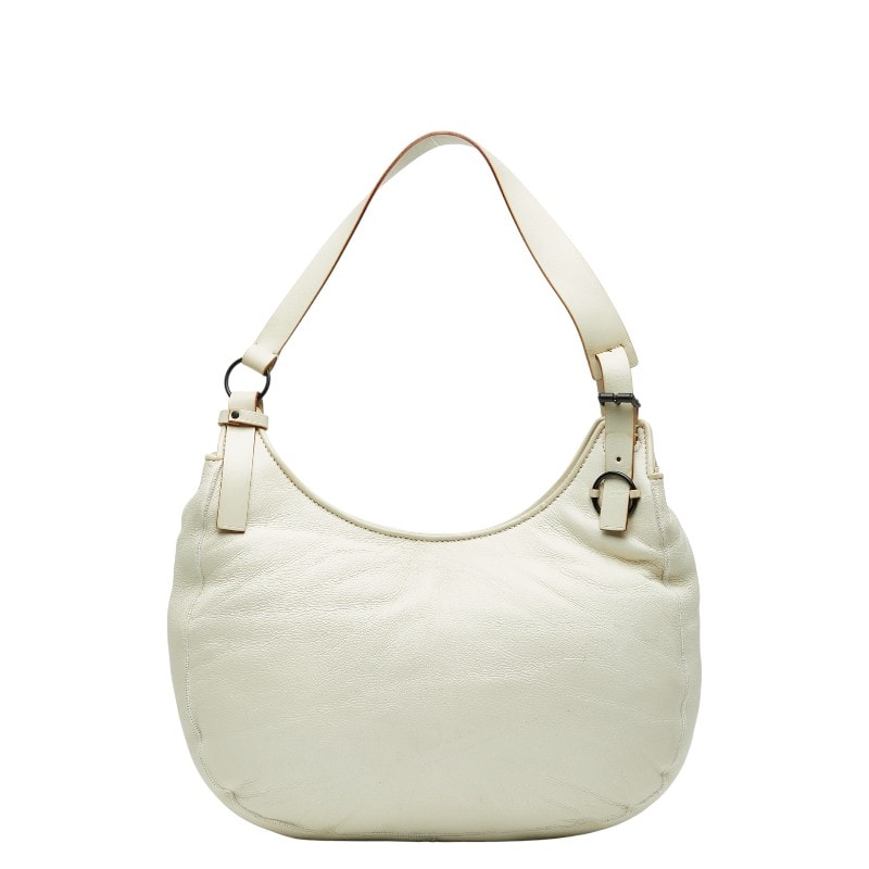 グッチ ワンショルダーバッグ 101308 アイボリー レザー レディース GUCCI 【中古】