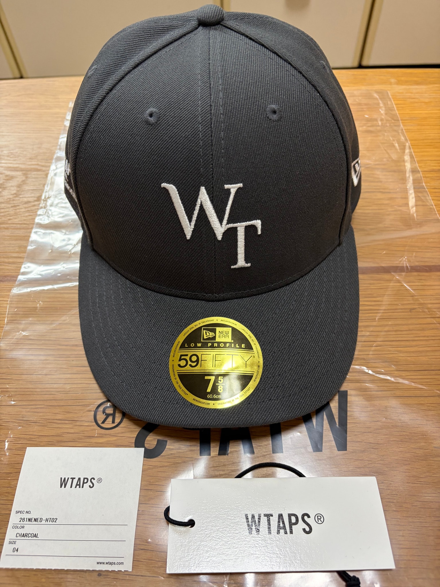 WTAPS 59Fifty Low Profile / Cap / Poly. Twill. Newera "Charcoal"
