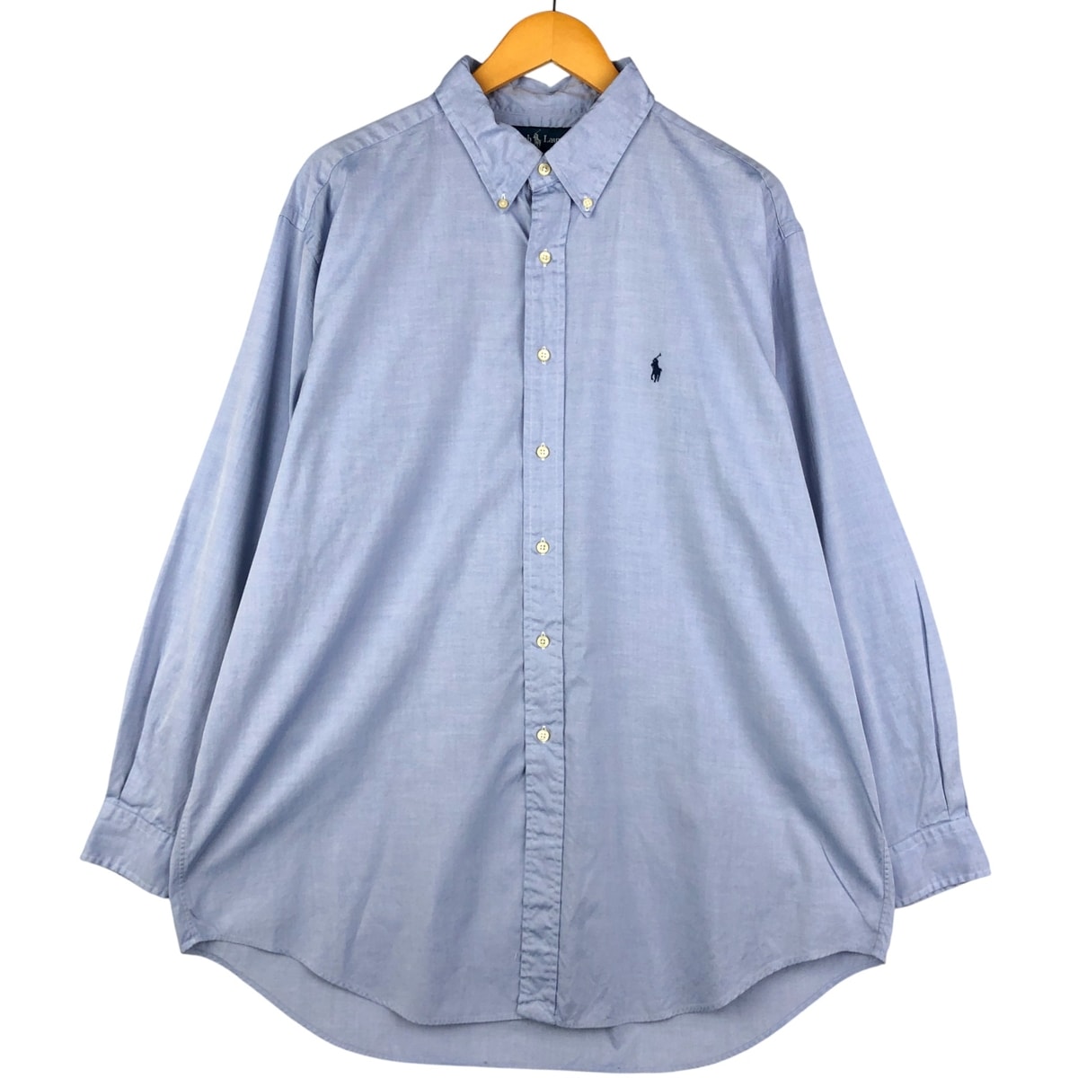 古着 ラルフローレン Ralph Lauren YARMOUTH 長袖 ボタンダウンシャツ メンズXL相当/eaa588640