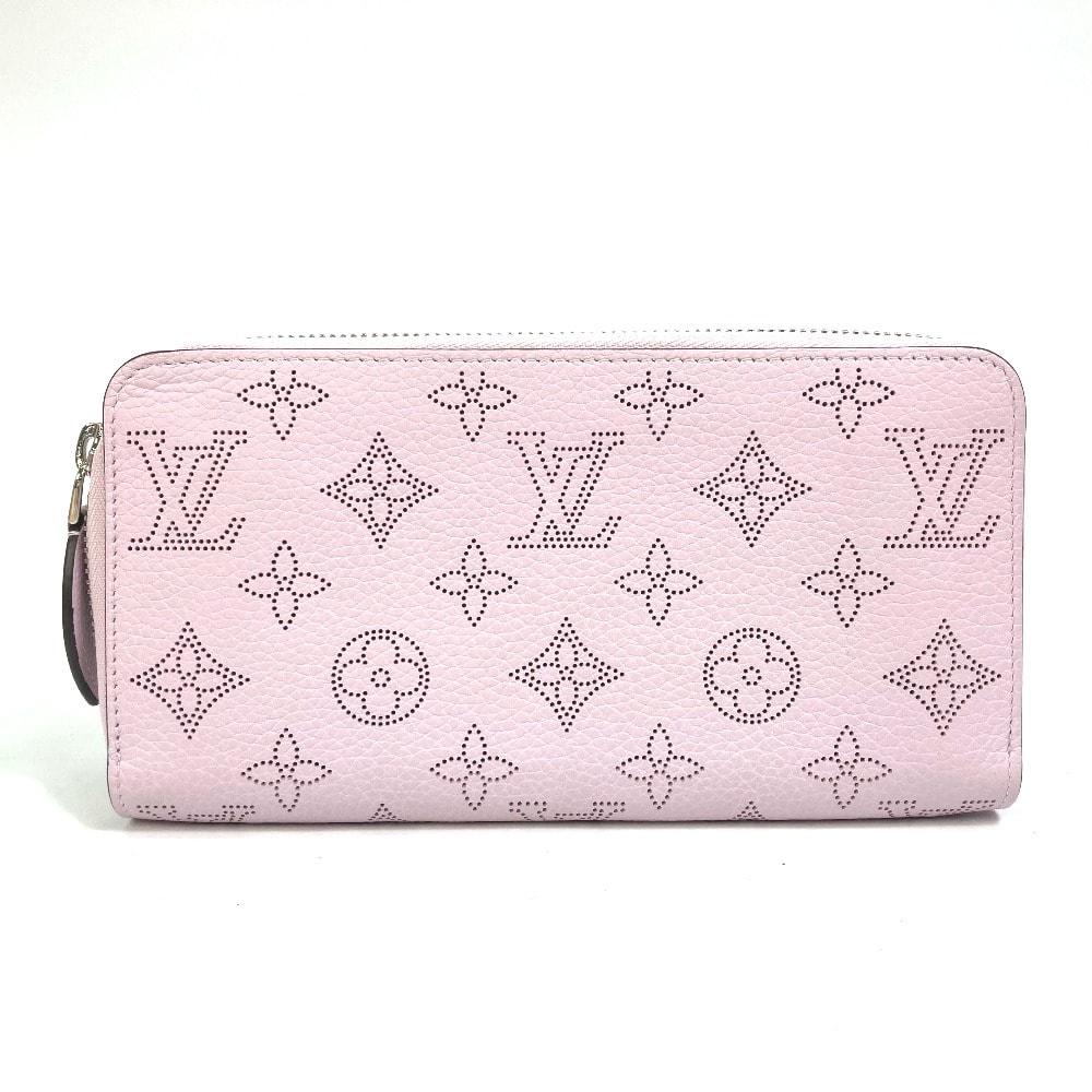 ルイヴィトン LOUIS VUITTON ジッピー ウォレット M81426 モノグラムマヒナ ラウンドファスナー 長財布 モノグラムマヒナレザー ギモーブ パープル 新品同様