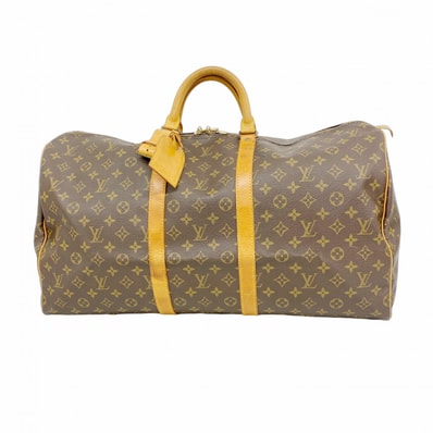 【6dd4770】ルイヴィトン ボストンバッグ モノグラム キーポル55 M41424 ブラウン【中古】メンズ レディース ユニセックス