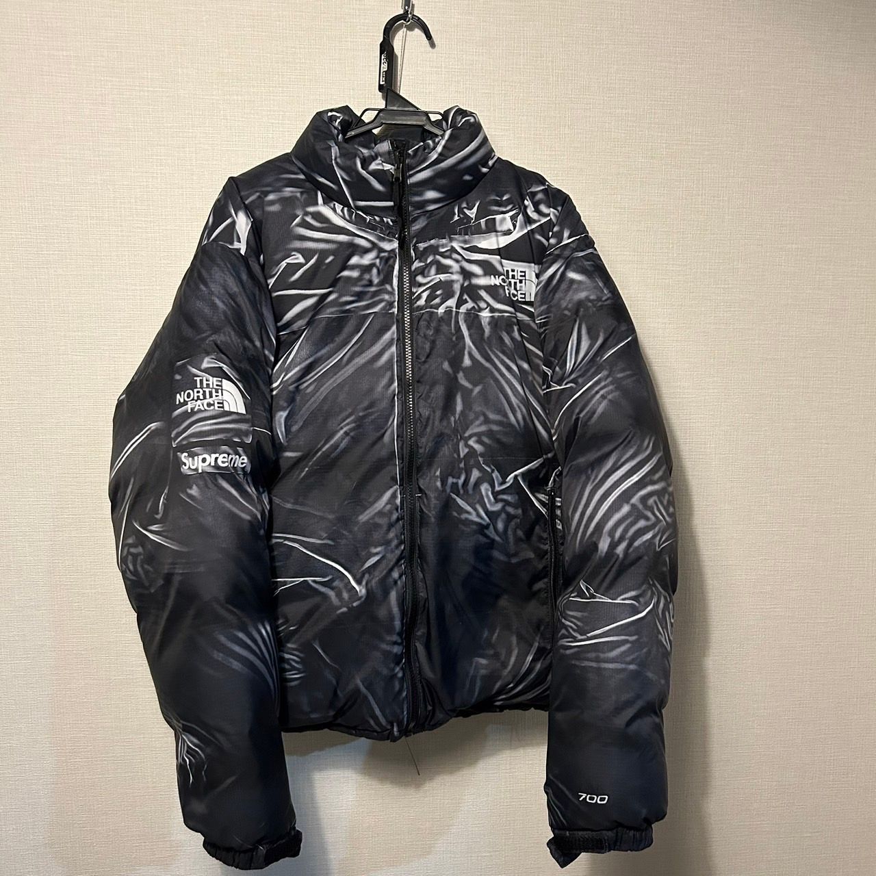 Supreme x The North Face Trompe Loeil Printed Nuptse Jacket "Black"