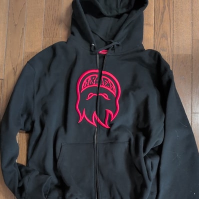 Supreme x Spitfire Zip Up Hooded Sweatshirt "Black"