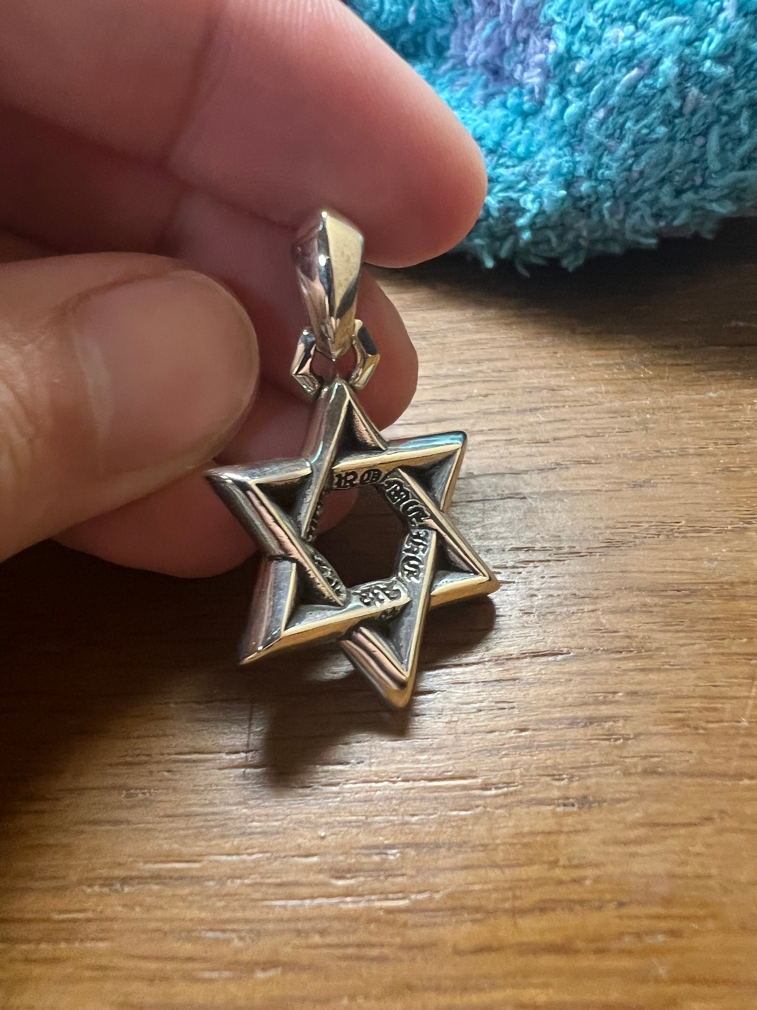Chrome Hearts Star Of David Large "Silver"