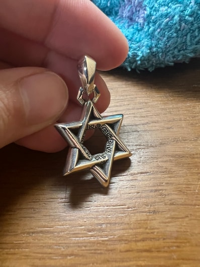 Chrome Hearts Star Of David Large "Silver"