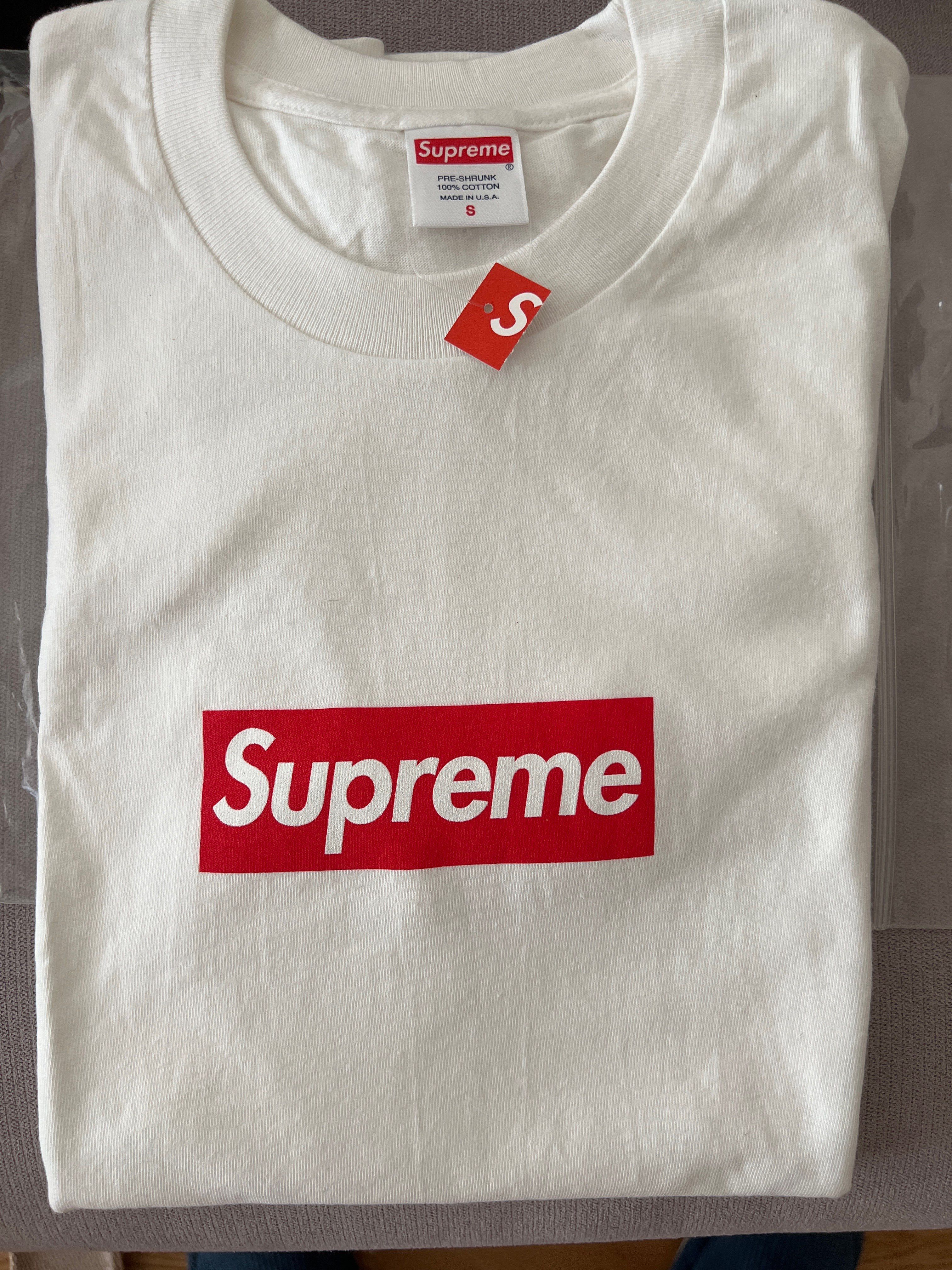 Supreme Box Logo L/S Tee "White"