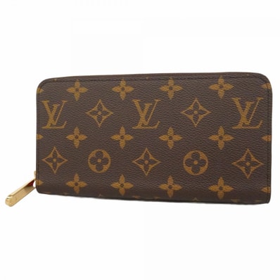 【6dd4373-h】ルイヴィトン 長財布 モノグラム ジッピーウォレット M41896 コクリコ【中古】レディース