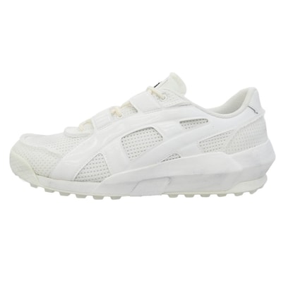 ONITSUKA TIGER オニツカタイガー 1183A792 BIG LOGO TRAINER ビッグ ロゴ トレーナー スニーカー ホワイト系 27cm【極上美品】【中古】
