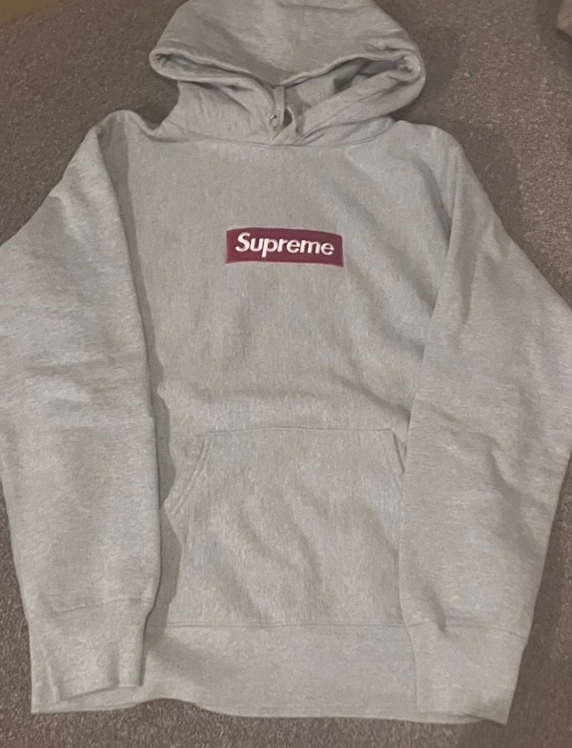 Supreme Box Logo Hooded Sweatshirt "Heather Grey" (16FW)