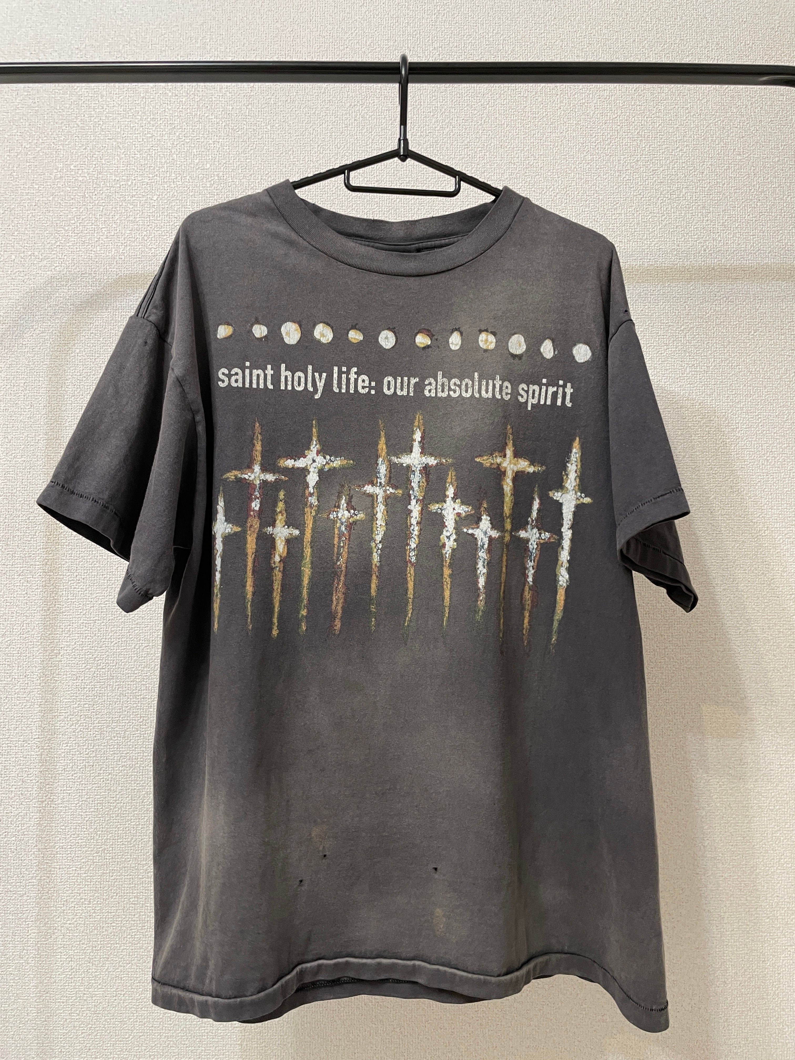 SAINT Mxxxxxx x FORSOMEONE FS_SS T-Shirt/God "Black"