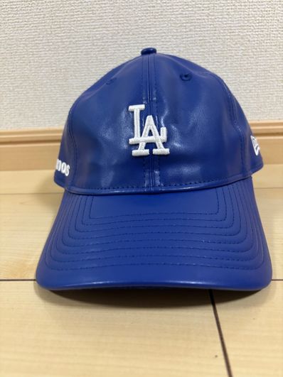 NEW ERA x atmos 9Twenty Los Angeles Dodgers Wet Leather "Blue"